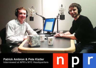 Patrick Ambron And Pete Kistler On Npr